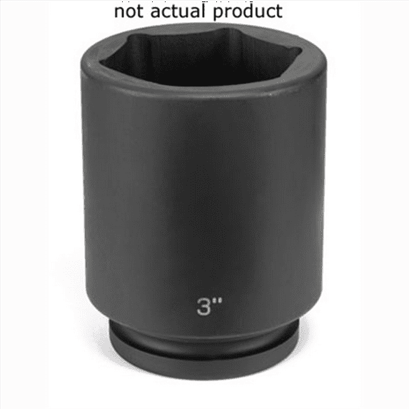 Grey Pneumatic 4042D 1" Drive 6-Point Fractional Deep Impact Socket