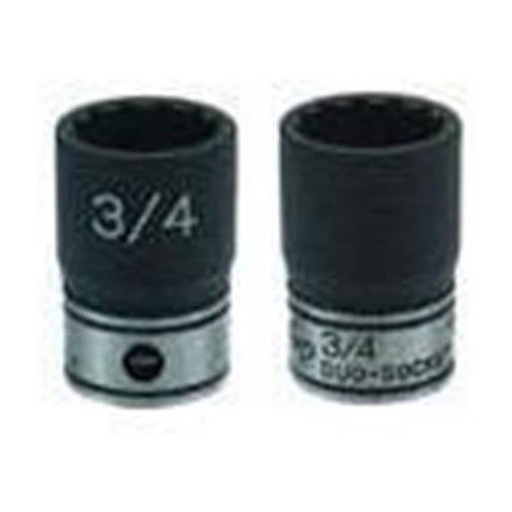 Grey Pneumatic 81018R 0.38 in. Drive x 0.56 in. Standard Duo-Socket - 6 Point