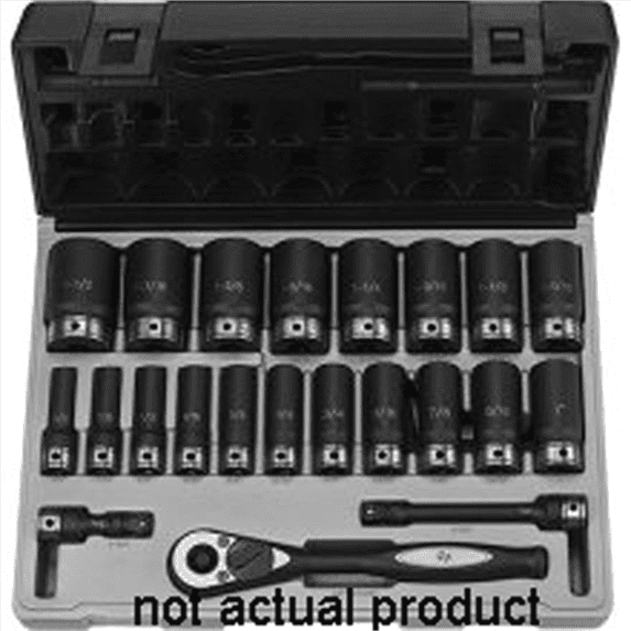 Grey Pneumatic 1/2" Drive x 1-3/16" Deep Duo-Socket - 6 Point