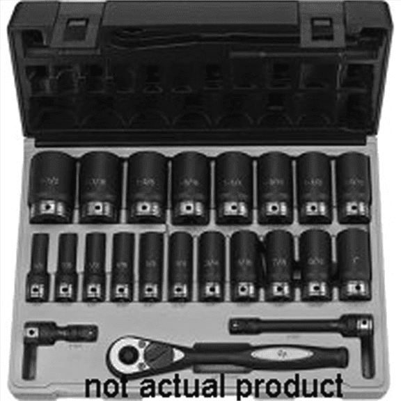 Grey Pneumatic 1/2" Drive x 1-3/16" Deep Duo-Socket - 6 Point