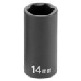 thumbnail image 1 of Grey Pneumatic GRY-1013MSD 0.38 in. Drive x 13 mm Semi-Deep Impact Socket, 1 of 1