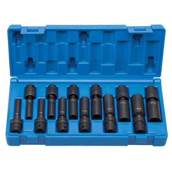 Grey Pneumatic 913UMG 1/4" Surface Drive X 13mm Magnetic Standard Universal