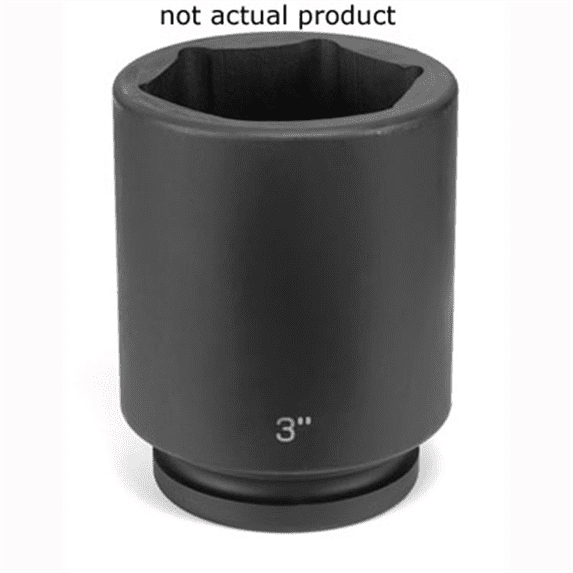 Grey Pneumatic 1" Drive x 1-3/8" Deep Socket