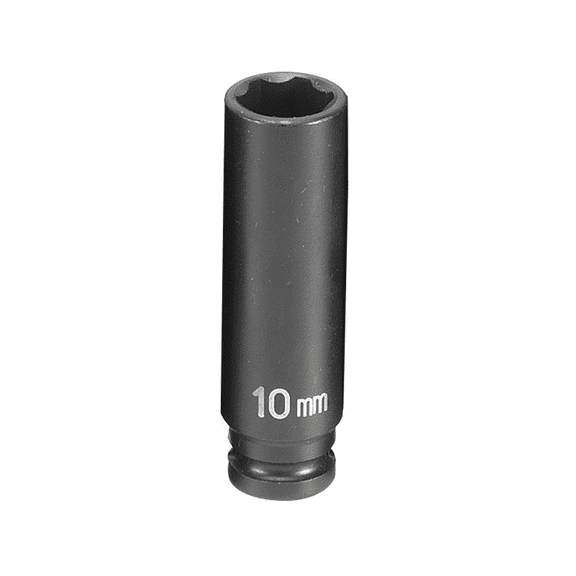 Grey Pneumatic 1/4" Surface Drive x 10mm Deep Socket