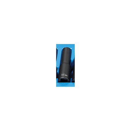 Grey Pneumatic 1/2" Drive x 11mm Deep - 12 Point Socket