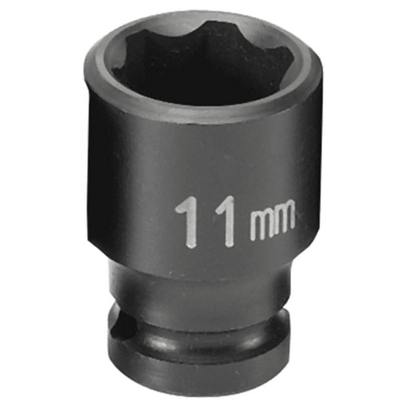 Grey Pneumatic 1/4" Surface Drive x 11mm Standard Socket
