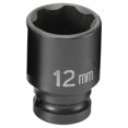 thumbnail image 1 of Grey Pneumatic 1/4" Surface Drive x 12mm Standard  Socket, 1 of 2
