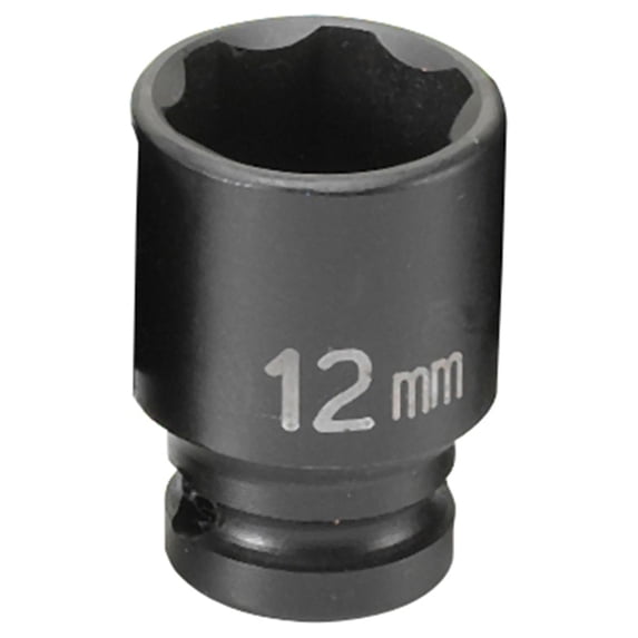 Grey Pneumatic 1/4" Surface Drive x 12mm Standard Socket