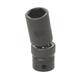 thumbnail image 1 of Grey Pneumatic 1/2" Drive x 14mm Deep Universal Socket 6 Point - Black, 1 of 2