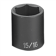 Grey Pneumatic 1/2" Drive x 15/16" Standard Socket