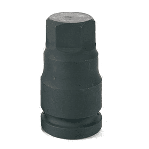 Grey Pneumatic 1" Drive x 17mm Hex Driver