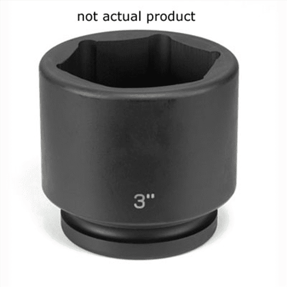 Grey Pneumatic 1" Drive x 2-7/8" Standard Socket