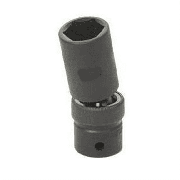 Grey Pneumatic 1/2" Drive x 22mm Deep Universal Socket 6 Point - Black