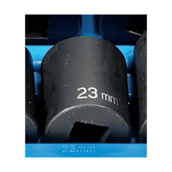 Grey Pneumatic 1/2" Drive x 23mm Standard - 12 Point Socket