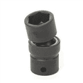 thumbnail image 1 of Grey Pneumatic 1/2" Drive x 24mm Standard Universal- 12 Point Socket - Black, 1 of 2