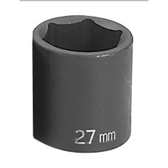 Grey Pneumatic 1/2" Drive x 27mm Standard Socket