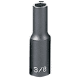 thumbnail image 1 of Grey Pneumatic 3/8" Drive x 3/8" Deep Socket, 1 of 2