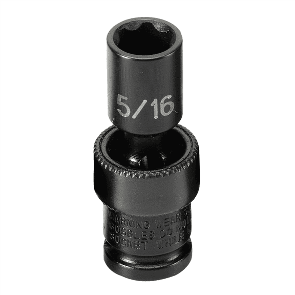 Grey Pneumatic 1/4" Surface Drive x 5/16" Standard Universal Socket