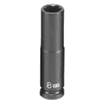 thumbnail image 1 of Grey Pneumatic 1/4" Surface Drive x 8mm Deep  Socket, 1 of 2