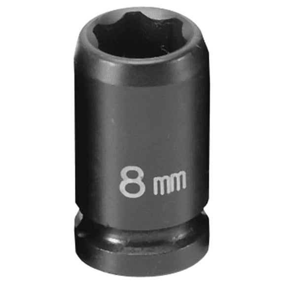 Grey Pneumatic 1/4" Surface Drive x 8mm Standard Socket