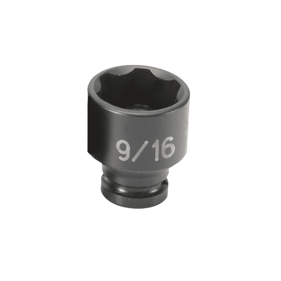 Grey Pneumatic 1/4" Surface Drive x 9/16" Standard Socket