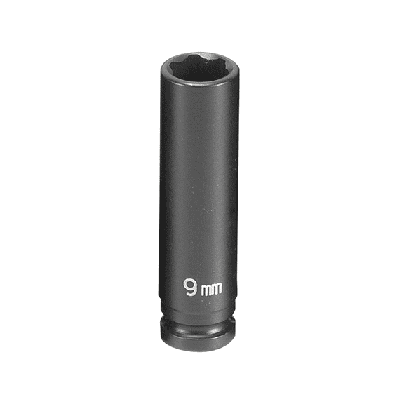 Grey Pneumatic 1/4" Surface Drive x 9mm Deep Socket
