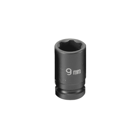 Grey Pneumatic 1/4" Surface Drive x 9mm Standard Socket