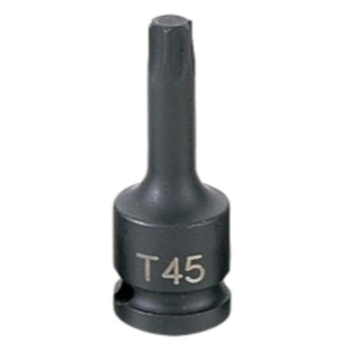 Grey Pneumatic 3/8" Drive x T45 Internal Star Impact Driver