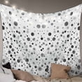 thumbnail image 1 of Grey Polka Dot Tapestry for Bedroom Wall Hanging Tapestry, Modern Art Abstract Watercolor Dot Ceiling Backdrop Tapestries Poster Blanket Wall Decor for Teens Room Living Room Dorm 55" x 73", 1 of 8