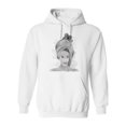 thumbnail image 1 of Grey Portrait Of A Woman Hoodie Women -SPIdeals Designs, Female XX-Large, 1 of 4