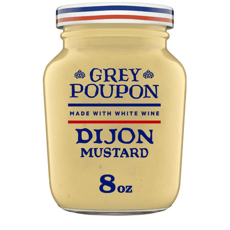 Grey Poupon Dijon Mustard, 8 oz. Jar (Pack of 2)