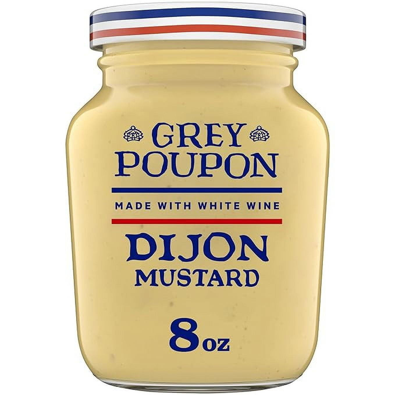Grey Poupon Dijon Mustard (8 oz Jar)