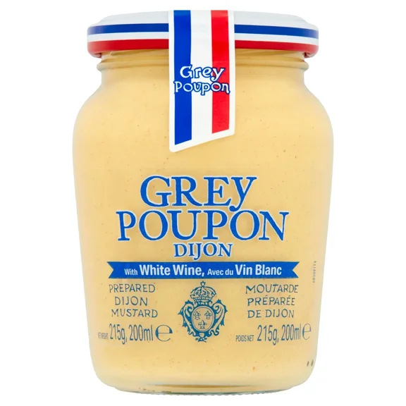 Grey Poupon Dijon Mustard - French Dijon Mustard 215g