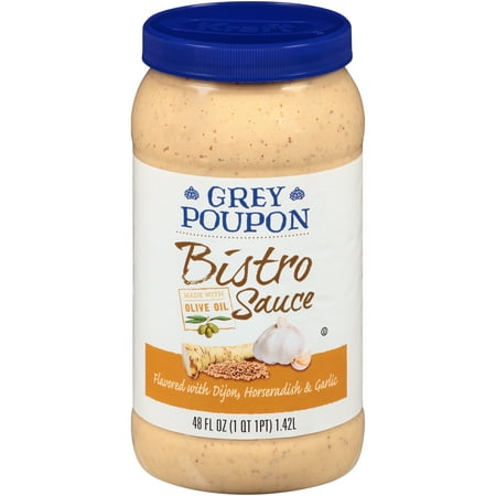 Grey Poupon Mustard Bistro Sauce, 48 oz Jar