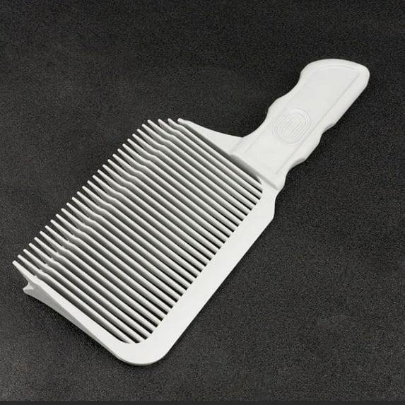 Grey Professional Barber Fade Comb Hairdressing Accessory for Blending Hairstyles Heat Resistant Brush for Men's Tapered Haircuts