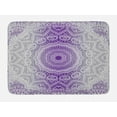 thumbnail image 1 of Grey and Purple Bath Mat, Ombre Mandala Abstract Eastern Religious Art Cosmos Theme Sign Design Print, Non-Slip Plush Mat Bathroom Kitchen Laundry Room Decor, 29.5 X 17.5 Inches, Violet, Ambesonne, 1 of 2