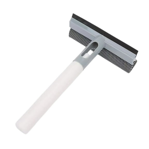 Grey All Purpose Shower Squeegee For Car Windows Bathroom Tiles Mirrors Floors Glass Door Cleaning Tool Household Scraper Heavy Duty Plastic Ergonomic Handle Stain Removal