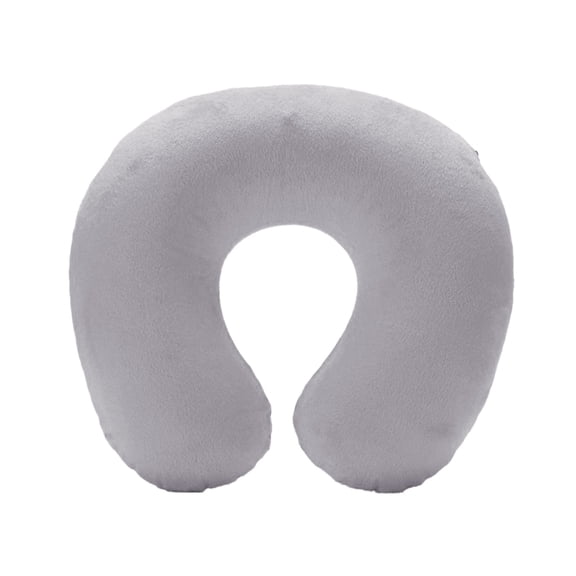 Grey Pvc Inflatable Neck Pillow For Outdoor Travel Pillow Nap Pillow For Lightweight And Portable Use