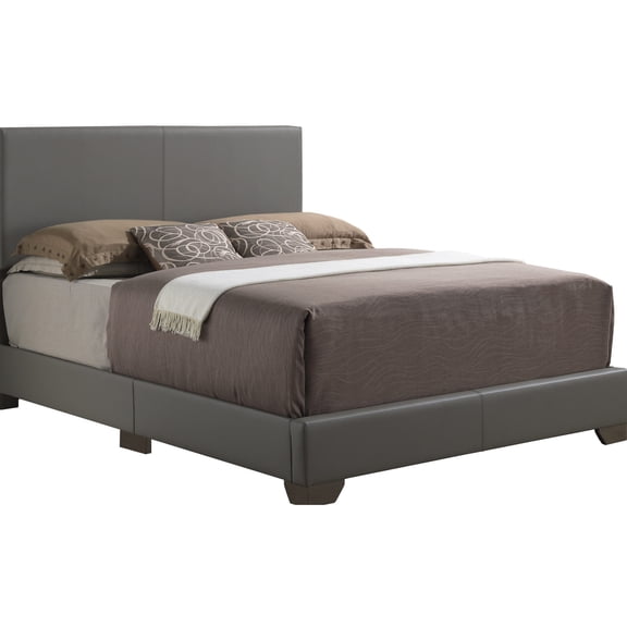 Grey Queen Panel Bed | Used for Relaxing in Casual Environment | Blends with Different Decorations