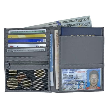 Copripassaporto In Pelle Premium - Porta Documenti Da Viaggio Con Protezione RFID - Foto 5
