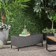 thumbnail image 1 of Grey Rattan Storage Unit - Suitable for Patio Use and Quick - drying Pool Toys, 1 of 6