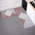 thumbnail image 1 of Grey Red Kitchen Mats for Floor Cushioned Anti Fatigue Non-Slip Waterproof Kitchen Rugs Premium PVC Kitchen Mat and Rug for Comfort Standing Heavy Duty Ergonomic Foam Rug Mother''s Day, 1 of 6