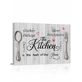 thumbnail image 1 of Grey Retro Art Wall Art for Living Room,Canvas Picture Wall Decor for Bathroom Bedroom,Spoon Fork Vintage Farmhouse Wooden Painting Artwork for Office Kitchen Hallway Dining Room Home Decor 12"x16", 1 of 8