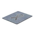 thumbnail image 1 of Grey Ribbon for Brain Cancer Awareness Mouse Pad Hot Pad or Trivet, 1 of 2