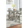 thumbnail image 1 of Grey Round Table With Veneer, Modern Design For Dining Room Decor Table, Flair Interiors, 1 of 3