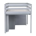 thumbnail image 1 of Grey Rubber Wood - Two - tier Shelf on Desk - Bedside Use - Easy Access to Items, 1 of 1