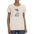 thumbnail image 1 of Grey-Scale Stingrays Iii. T-Shirt Women -Studio W Designs, Female Small, 1 of 4