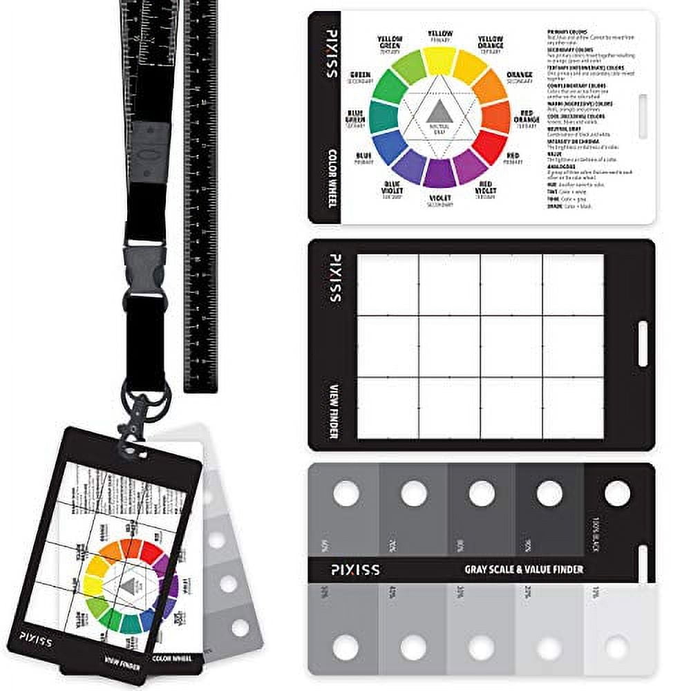 Grey Scale Value Finder, .. Color Wheel, Artists View .. Catcher Finder