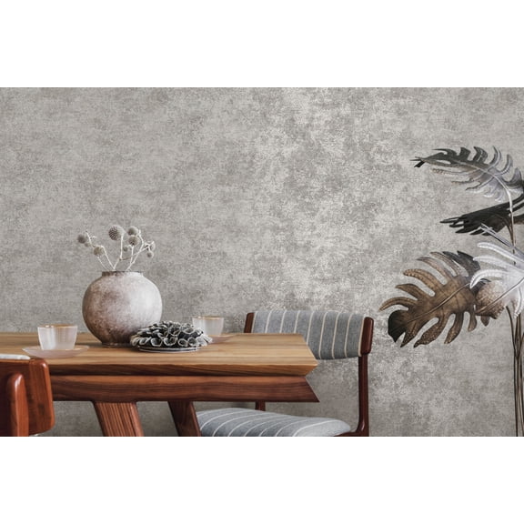 Grey Serpent Luxe Print Non Woven Non-Pasted Textured Wallpaper 57 Sq. Ft.