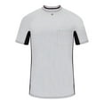thumbnail image 1 of Grey Short Sleeve Two-Tone Base Layer with Concealed Chest Pocket, 1 of 3